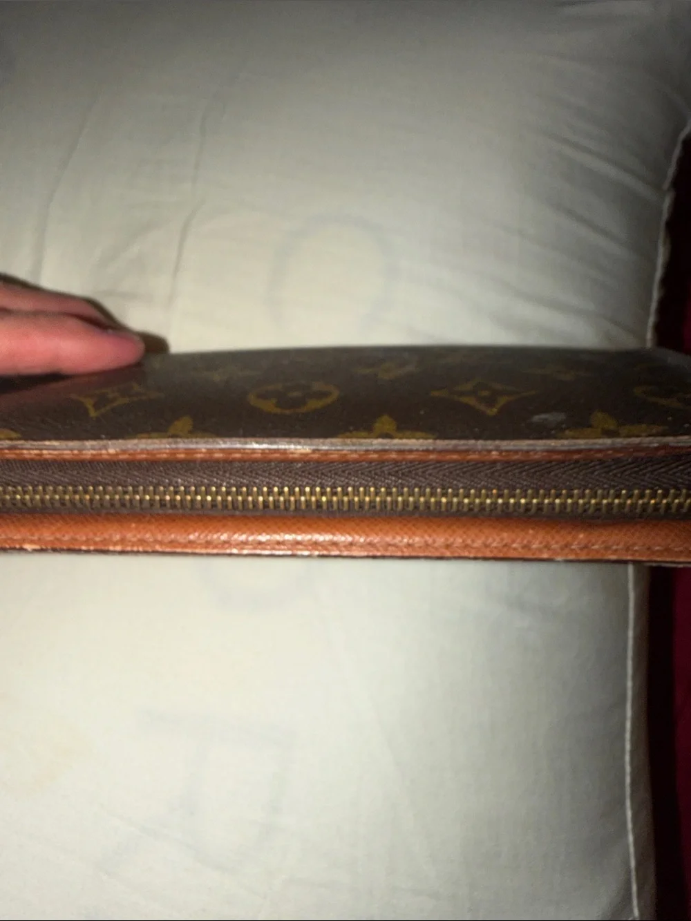 Louis Vuitton Monogram Card & Key Holder in Brown and Gold